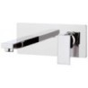 SKYLINE monocomando lavabo da incasso finitura cromo