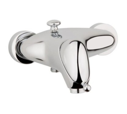 NEW LINE rubinetto monocomando vasca esterno con kit finitura cromo