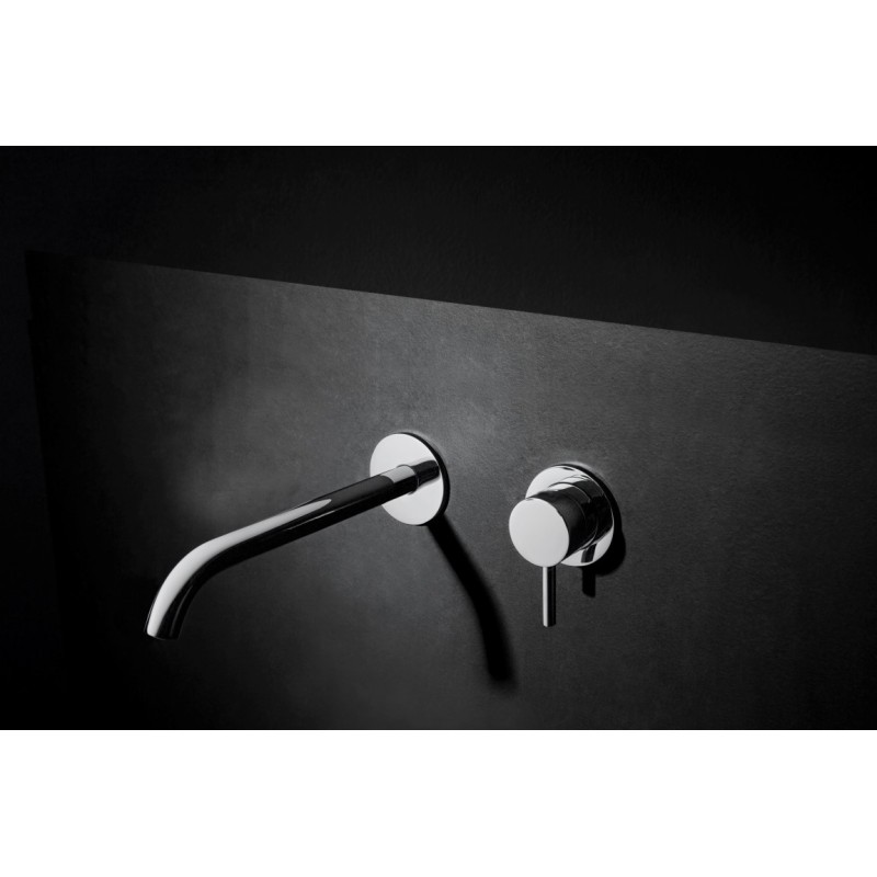 TONDì Monocomando lavabo ad incasso finitura cromo