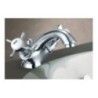 LIVINGSTONE monoforo lavabo finitura cromo