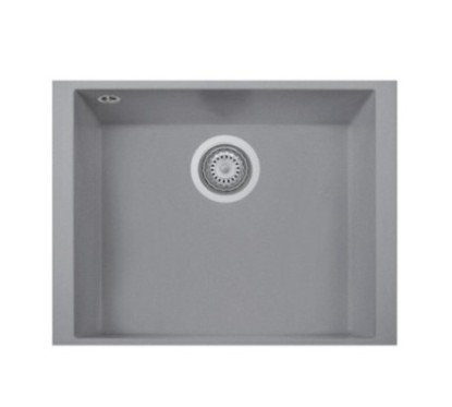 ONE 56.10ST Lavandino cucina ad una vasca finitura ultrametal 42 titanio