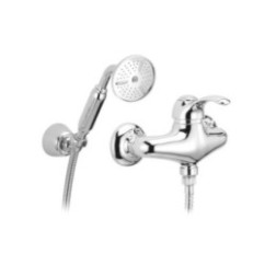 ROYAL Monocomando doccia esterno con kit doccia finitura cromo oro