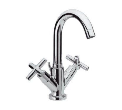 JAX Monoforo lavabo con scarico finitura cromo