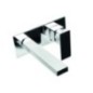 MANHATTAN monocomando lavabo a parete bocca 18 cm. finitura cromo