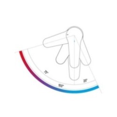 OMEGA ECO Miscelatore monocomando per lavello sottofinestra, con bocca alta girevole, tipo lusso finitura cromo