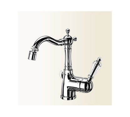 NEW VINTAGE miscelatore per bidet con canna girevole finitura vecchio bronzo