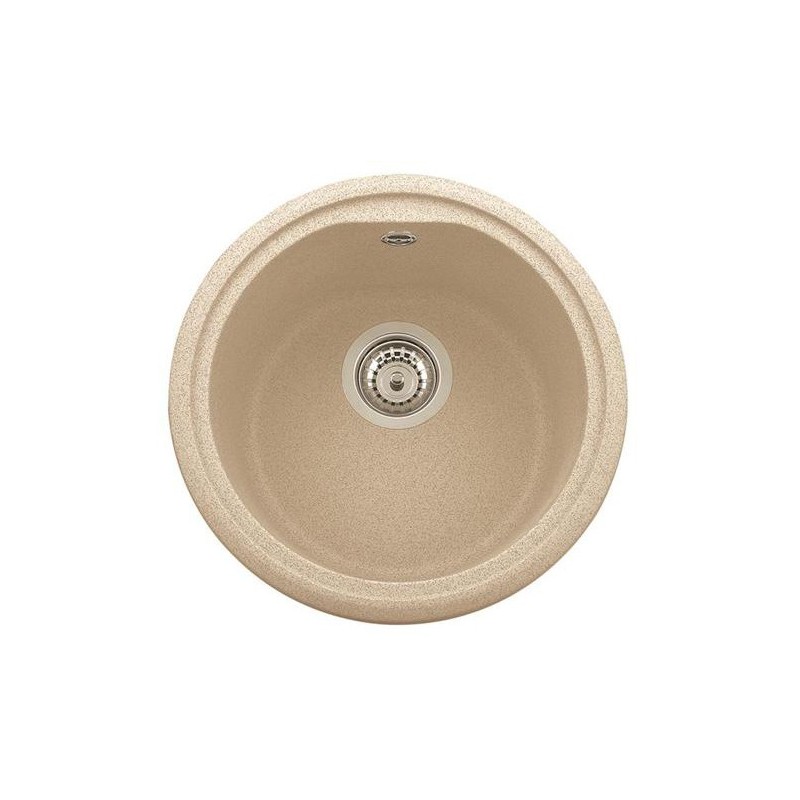 ATLANTIC 43.10 Lavello cucina tondo finitura microultragranit 70 black matt