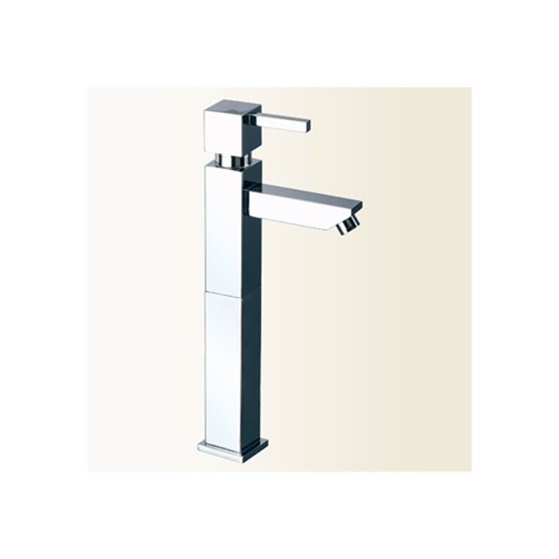 SOFT miscelatore monocomando lavabo con prolunga finitura nickel spazzolato