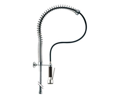 KITCHEN PROGRAM Colonna con doccia prelavaggio stoviglie finitura cromo