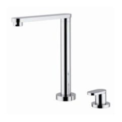 HI-TECH rubinetto monocomando lavello sottofinestra con canna abbattibile 200 mm