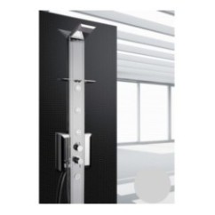 PRISMA pannello doccia monocomando 185 finitura satinato