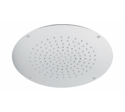 Soffione tondo diam.400 in acciaio da incasso