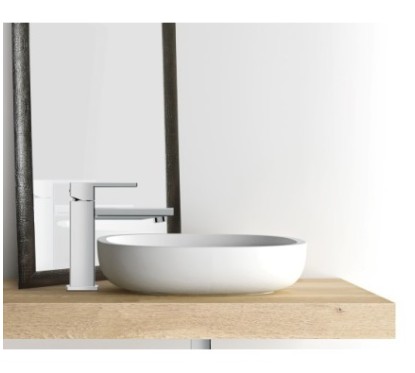 H2Q miscelatore monocomando lavabo senza scarico finitura cromo