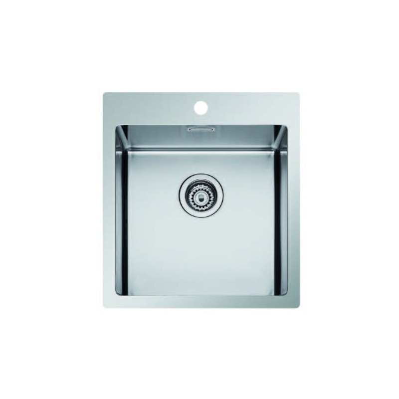 MAKI MIX-R lavello in acciaio inox a una vasca finitura satinato