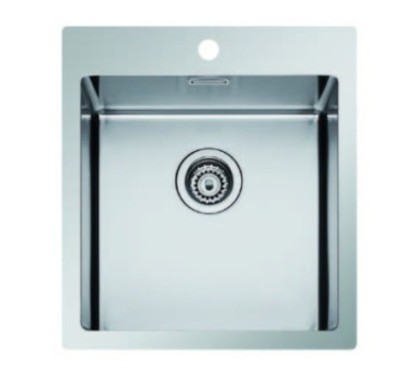 MAKI MIX-R lavello in acciaio inox a una vasca finitura satinato