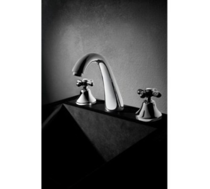 ERICE Batteria lavabo scarico 1”1/4 finitura cromo