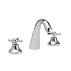 ERICE Batteria lavabo scarico 1”1/4 finitura cromo