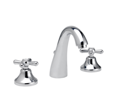 ERICE Batteria lavabo scarico 1”1/4 finitura cromo