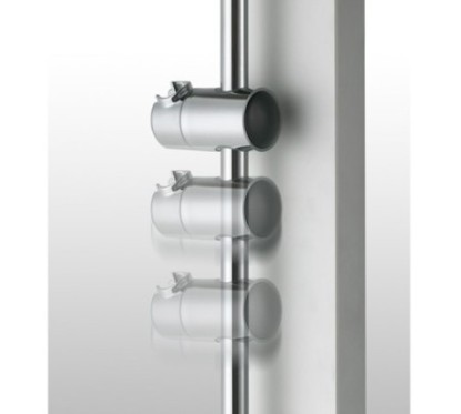 HYDRA pannello doccia con miscelatore monocomando finitura satinato