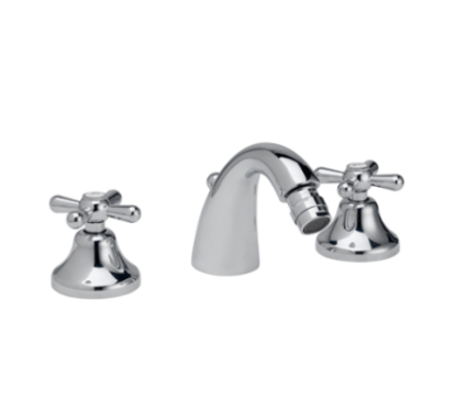 ERICE Batteria bidet scarico 1”1/4 finitura cromo