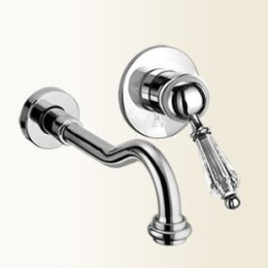 NEW VINTAGE miscelatore per lavabo ad incasso finitura oro