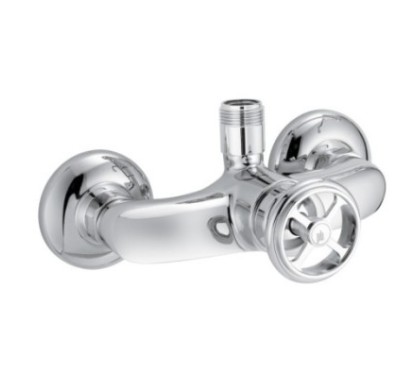 KIA Monocomando doccia esterno con attacco superiore finitura bronzato