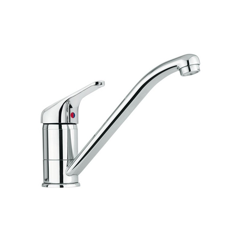 50 rubinetto cucina monocomando finitura cromo