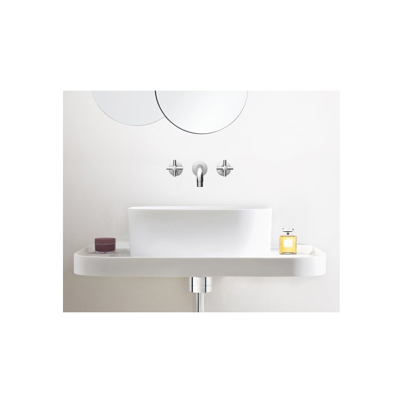YUPPY Batteria per lavabo ad incasso finitura cromo