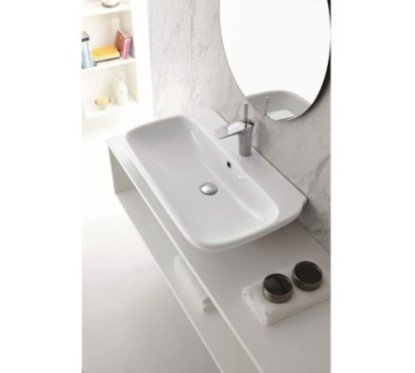 CLEAR lavabo da appoggio/sospeso 45 cm