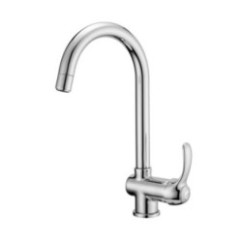 ROYAL Monocomando lavello con aeratore estraibile finitura cromo