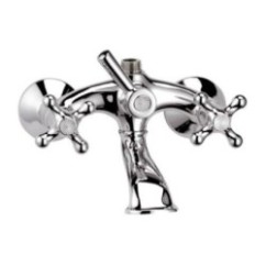 REVIVAL Gruppo vasca con deviatore e attacco 3/4M finitura cromo