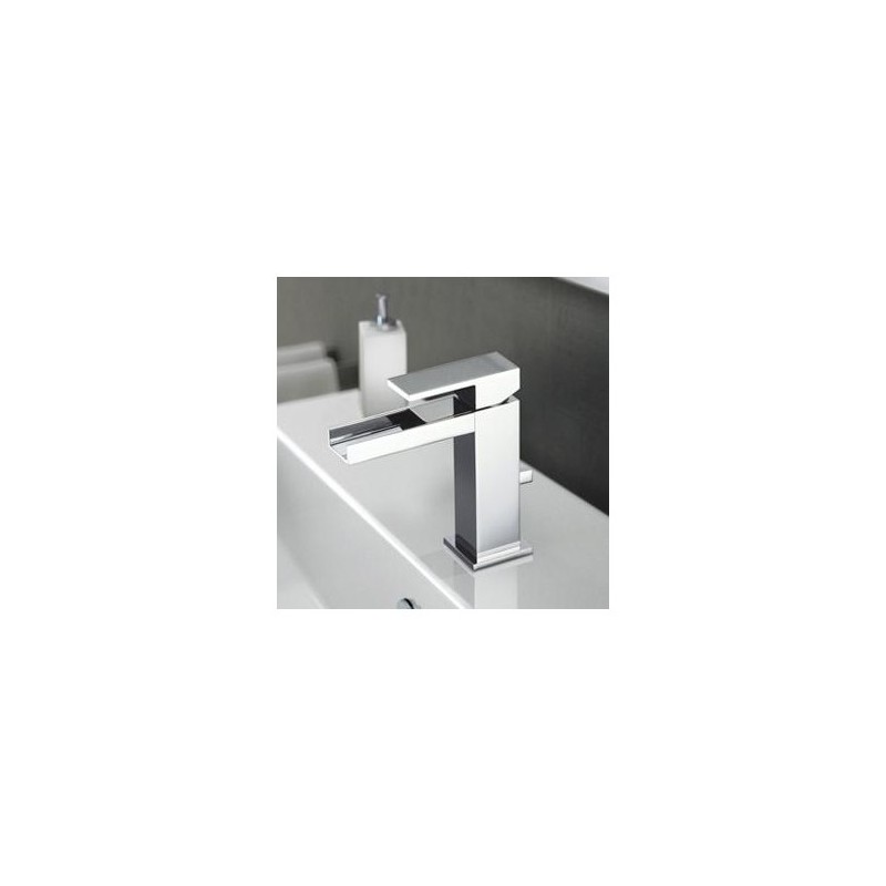 OPEN SPACE miscelatore monocomando lavabo con scarico automatico finitura cromo