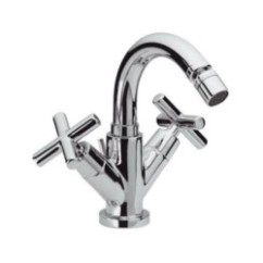 JAX Monoforo bidet con scarico finitura cromo