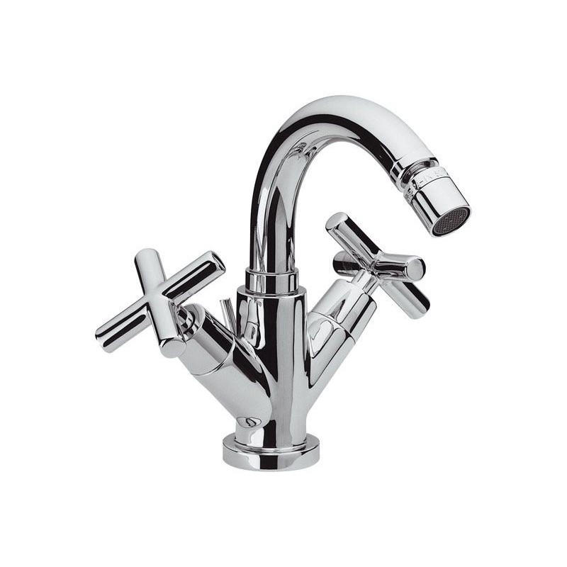 JAX Monoforo bidet con scarico finitura cromo