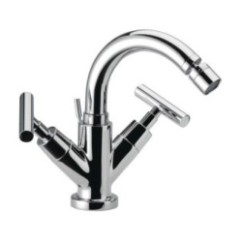 TILLY Monoforo bidet con scarico finitura cromo