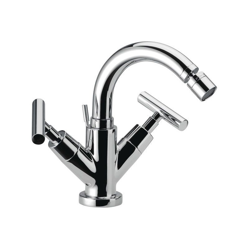 TILLY Monoforo bidet con scarico finitura cromo