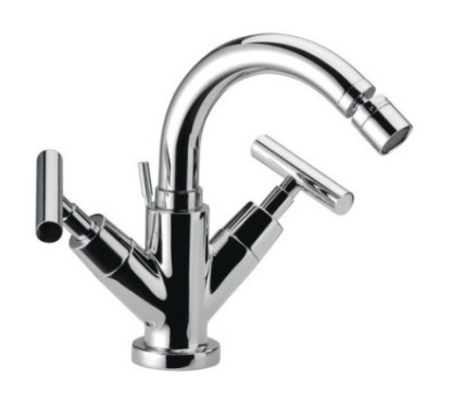 TILLY Monoforo bidet con scarico finitura cromo