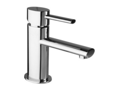 RIVER Monocomando lavabo con scarico automatico finitura cromo