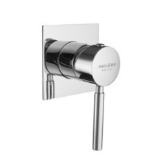 FORMA Monocomando doccia incasso piastra piccola quadrata finitura oro rosa