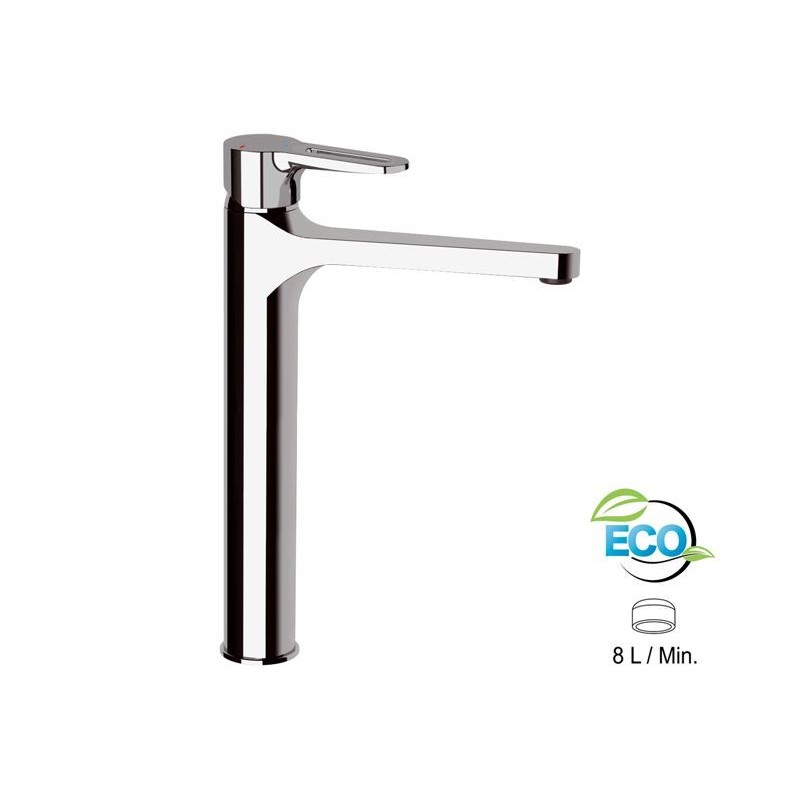 SMART ECO Miscelatore lavabo XL senza scarico finitura cromo