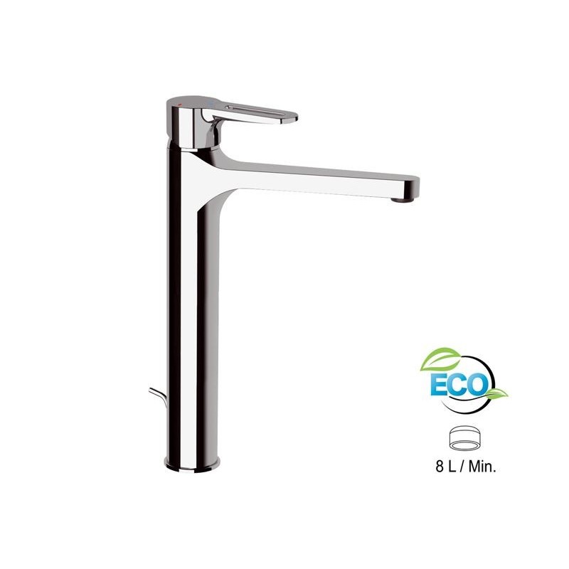 SMART ECO Miscelatore lavabo XL con scarico finitura cromo