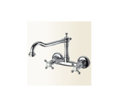 PAPIRO gruppo lavello a parete finitura vecchio bronzo