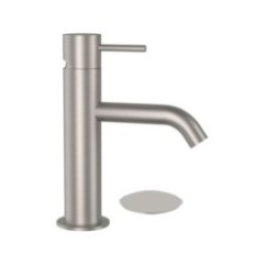 TOKYO STEEL Monocomando lavabo in acciaio inox con scarico click-clack