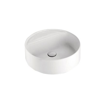 Lavabo tondo 45 da appoggio monoforo OL-LIL4245101
