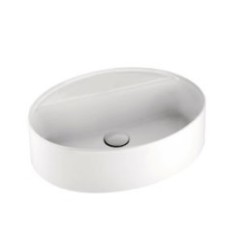 Lavabo ovale 50 da appoggio monoforo OL-LIL42O5101