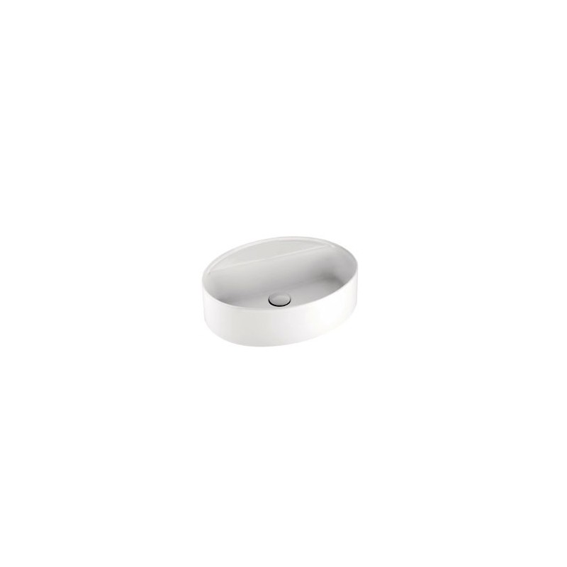 Lavabo ovale 50 da appoggio monoforo OL-LIL42O5101