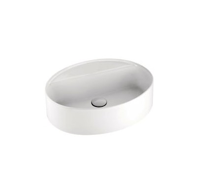 Lavabo ovale 50 da appoggio monoforo OL-LIL42O5101