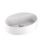 Lavabo ovale 50 da appoggio monoforo OL-LIL42O5101