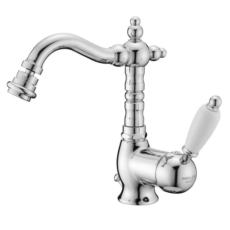 NEW OLD Monocomando bidet con scarico automatico finitura nichel antico