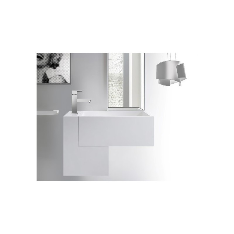 VICKY miscelatore monocomando lavabo con scarico automatico finitura cromo